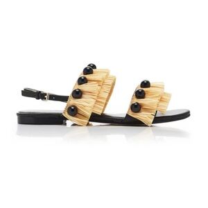 Mara & Mine - TAMSIN TASSEL MULES IN BLACK